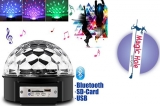 14.90€ Για (1) Τηλεχειριζόμενο Φωτορυθμικό Bluetooth LED Effect DJ Crystal Ball με USB Mp3 Player με παραλαβή από το Magic Hole στην Αθήνα ή 15.90€ για πανελλαδική αποστολή στο χώρο σας.