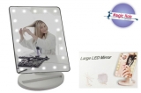 9.90€ Καθρέφτης με Φωτισμό LED με παραλαβή από το Magic Hole στην Αθήνα ή 12.90€ για πανελλαδική αποστολή στο χώρο σας. ΤΔιαθέτει 22 LED λαμπάκια με δυνατότητα περιστροφής προς όλες τις κατευθύνσεις.